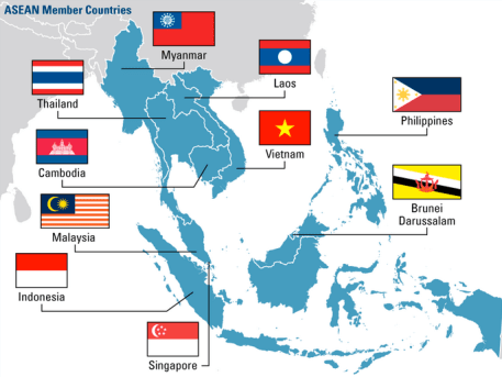 ASEAN map