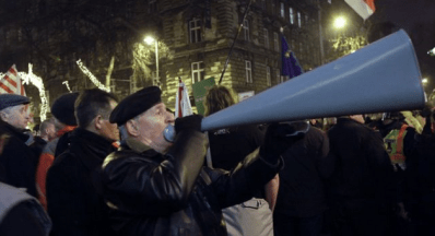 Protesters in France