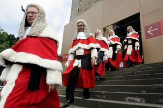 Australian Supreme Court judges take part in traditional Red Mass at St. Mary's Cathedral in Sydney