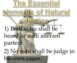 natural justice